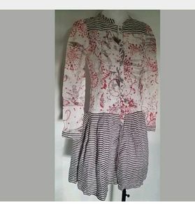 Desigual Button Down Dress Sz 38 US Sz 6 Small